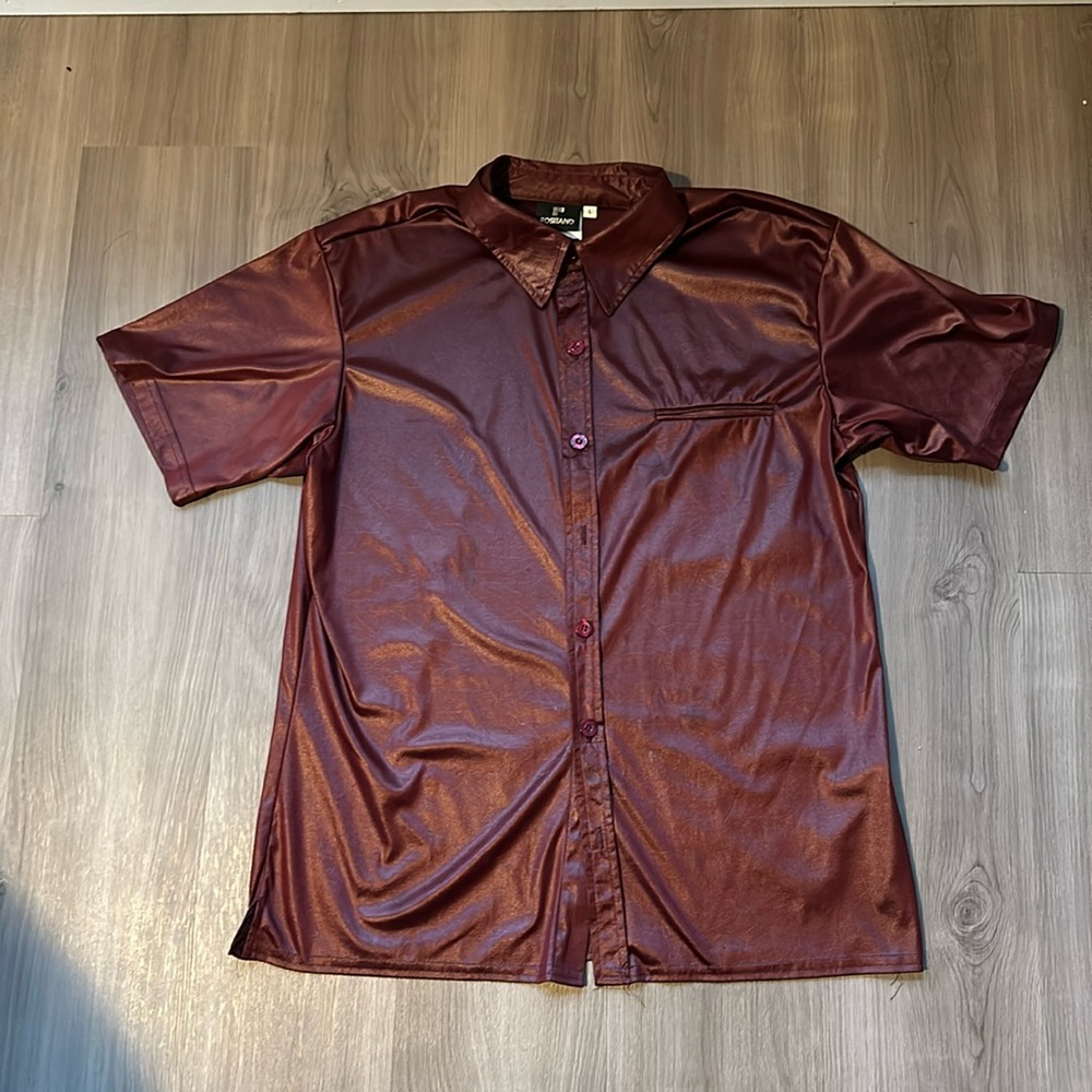 Positano Red Button Down - image 1